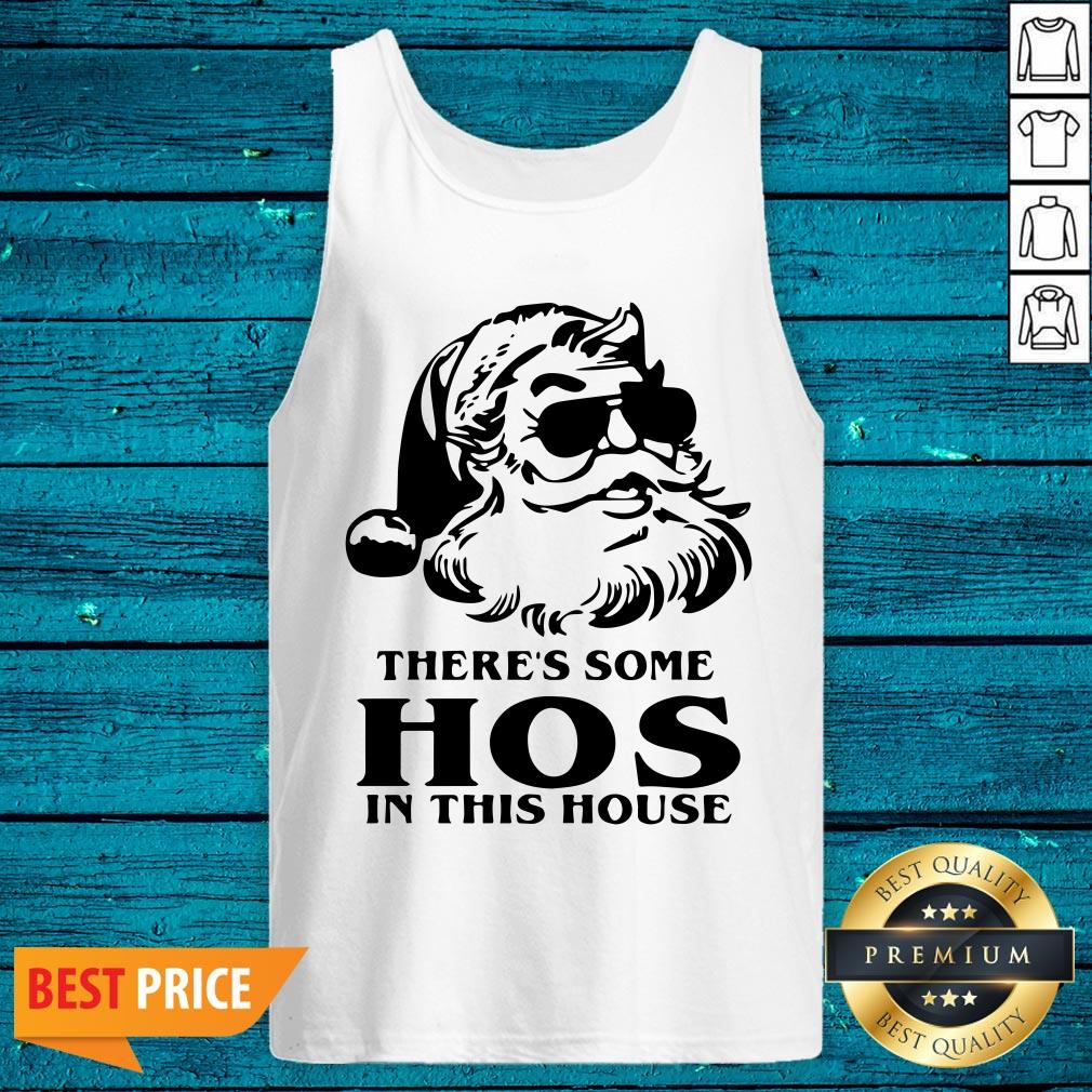 Happy Santa There's Some Hos In This House Christmas Shirt - Image 4