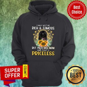 Alternative view of Nice Black Pekingese May Not Be Rich & Famous But A Dog Mom That' Priceless Shirt