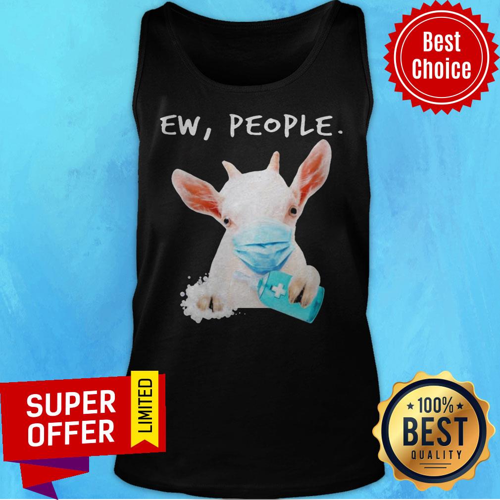 Premium Goat Face Mask Hug Soap Ew People Shirt - Image 5