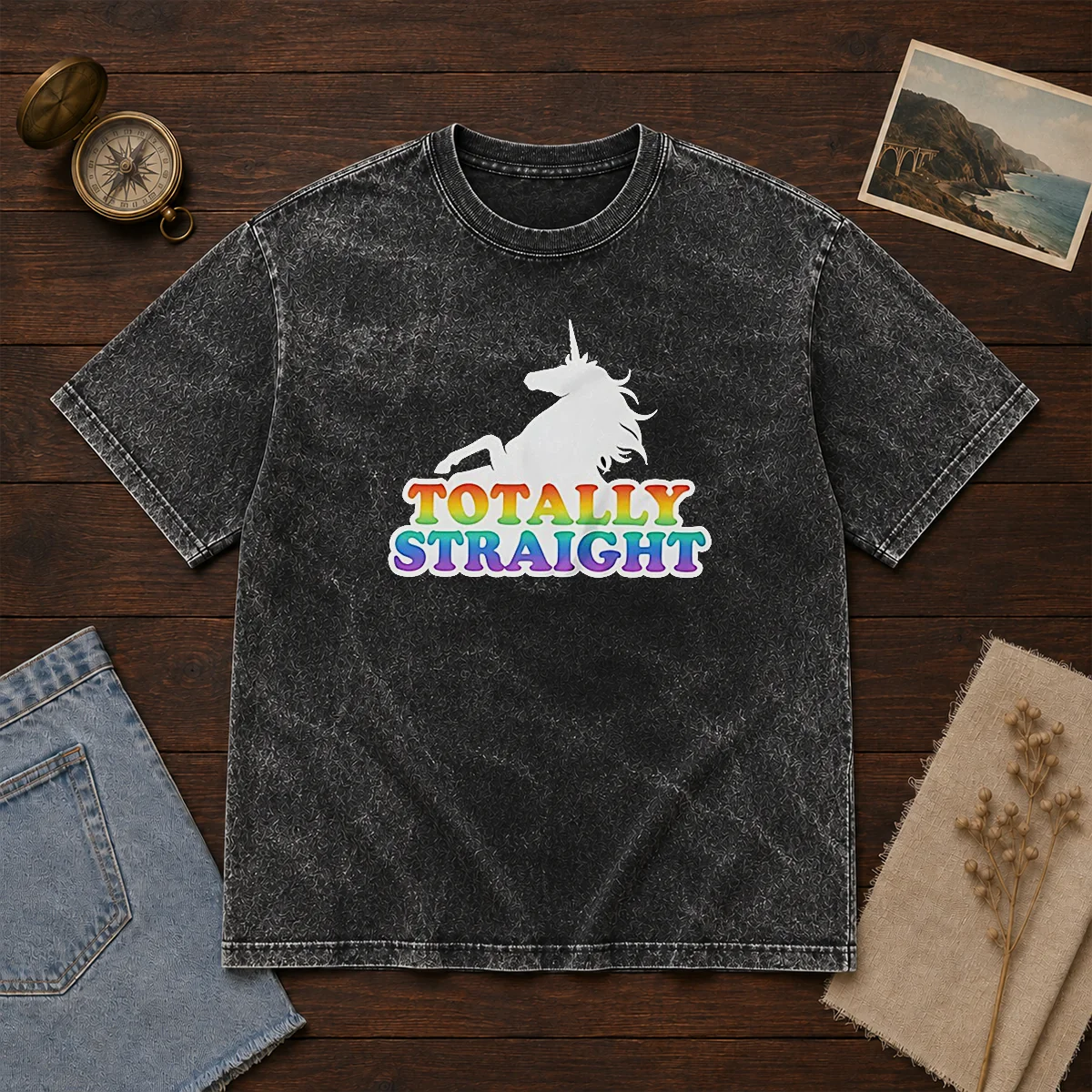 Original Unicorn Totally Straight Shirt - Image 8