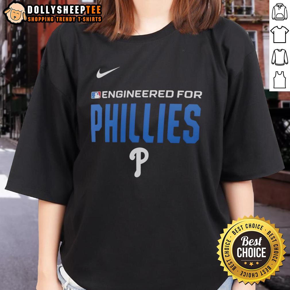 Official Engineered For Philadelphia Phillies MLB T-Shirt - Image 3