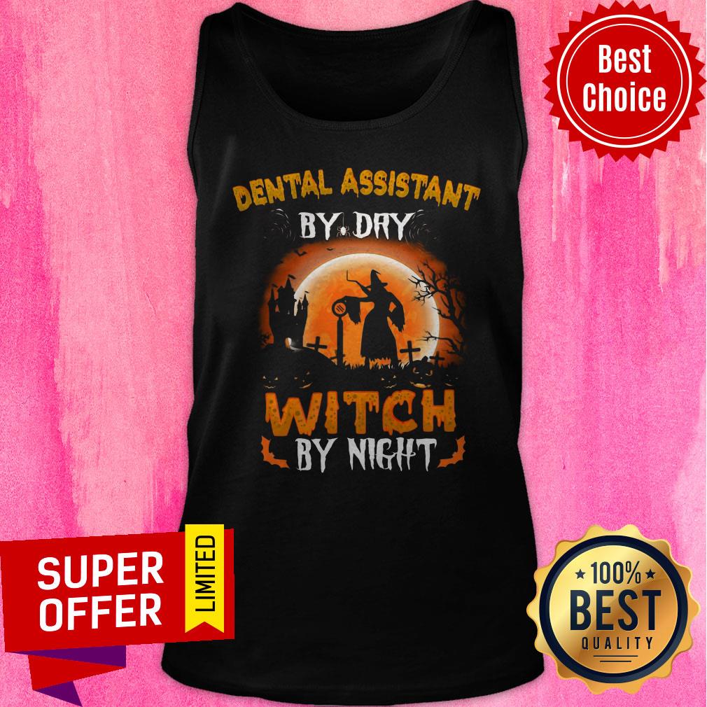 Funny Dental Assistant By Day Witch By Night Shirt - Image 5