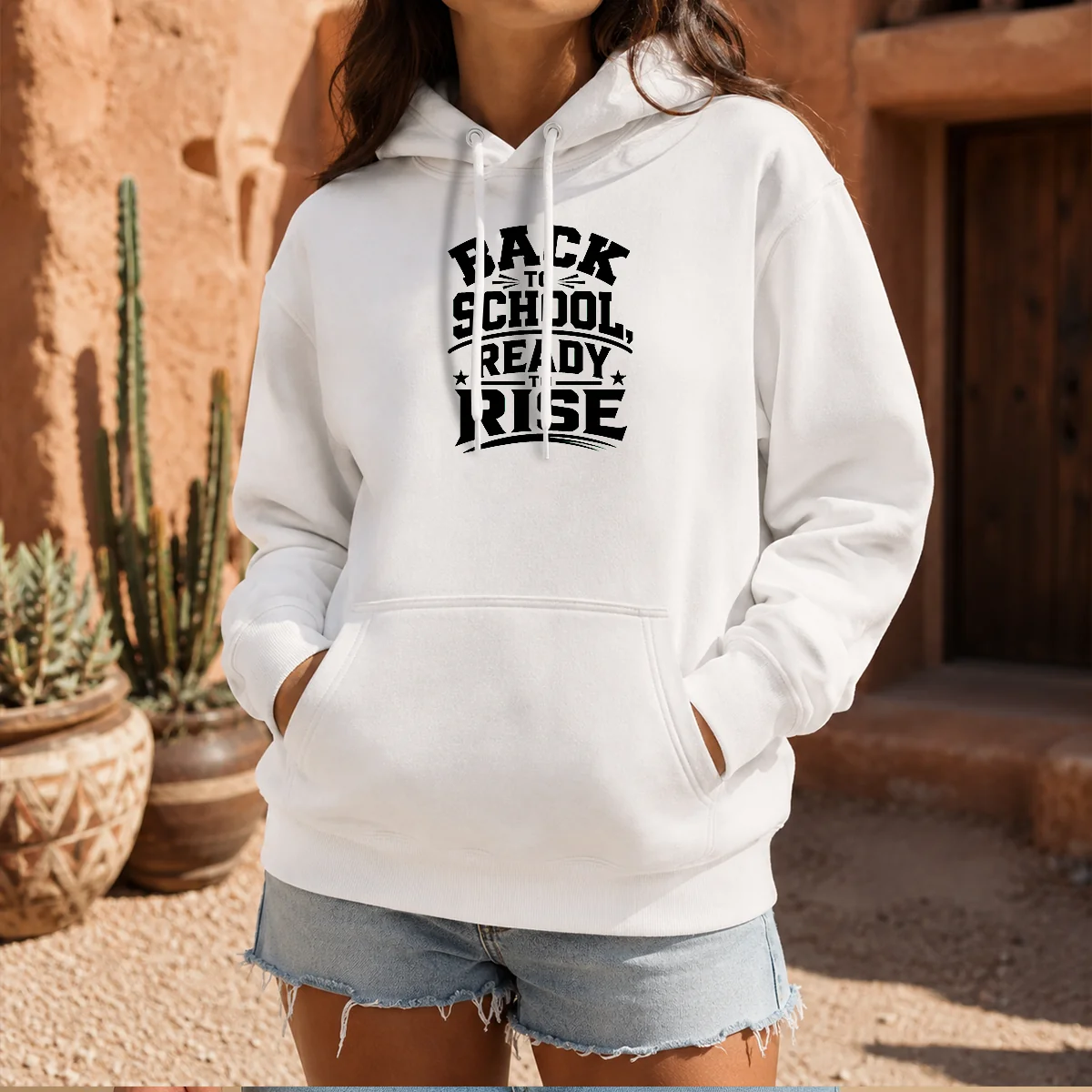 Pretty Back To School Ready To Rise Silhouette Shirt - Image 4