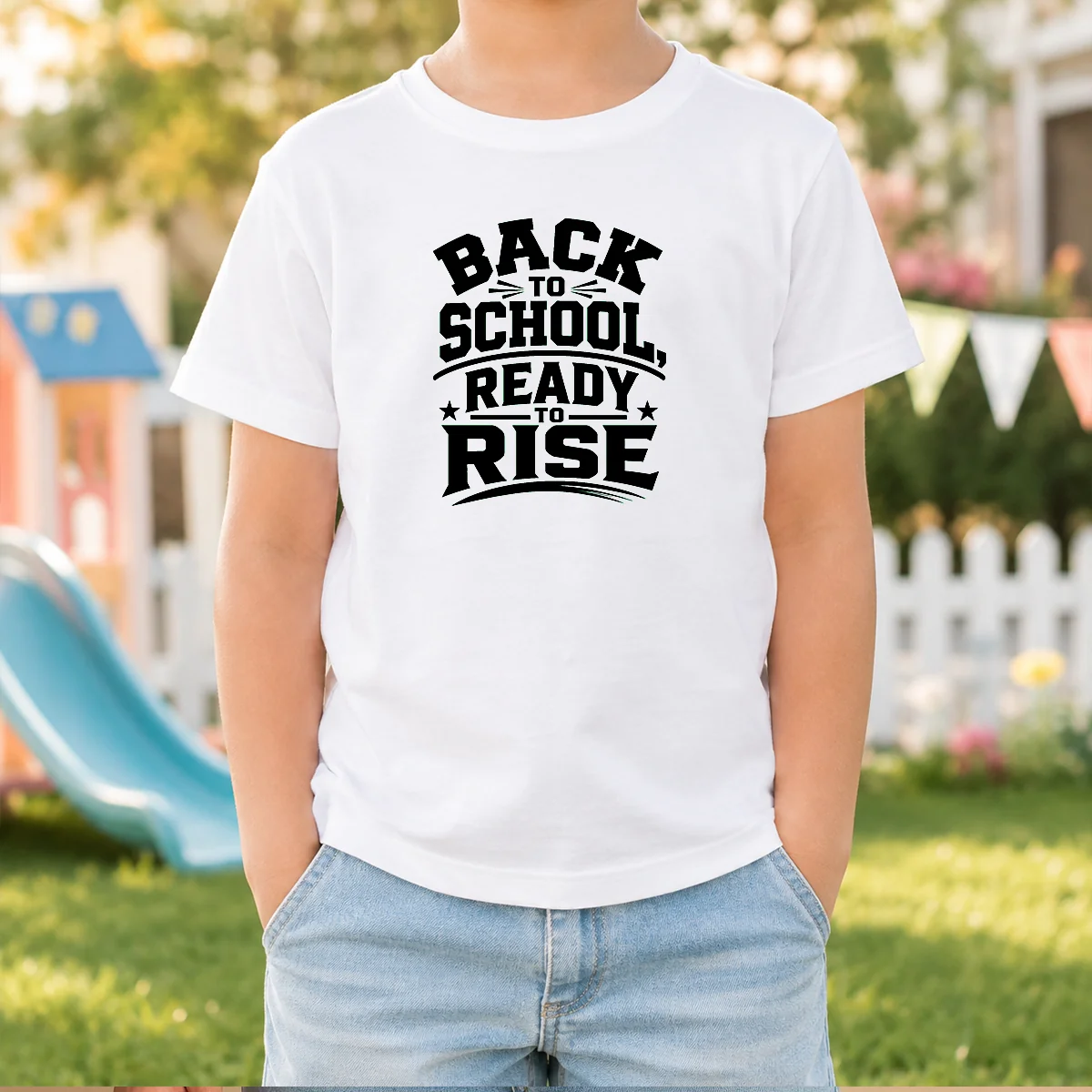 Pretty Back To School Ready To Rise Silhouette Shirt - Image 7
