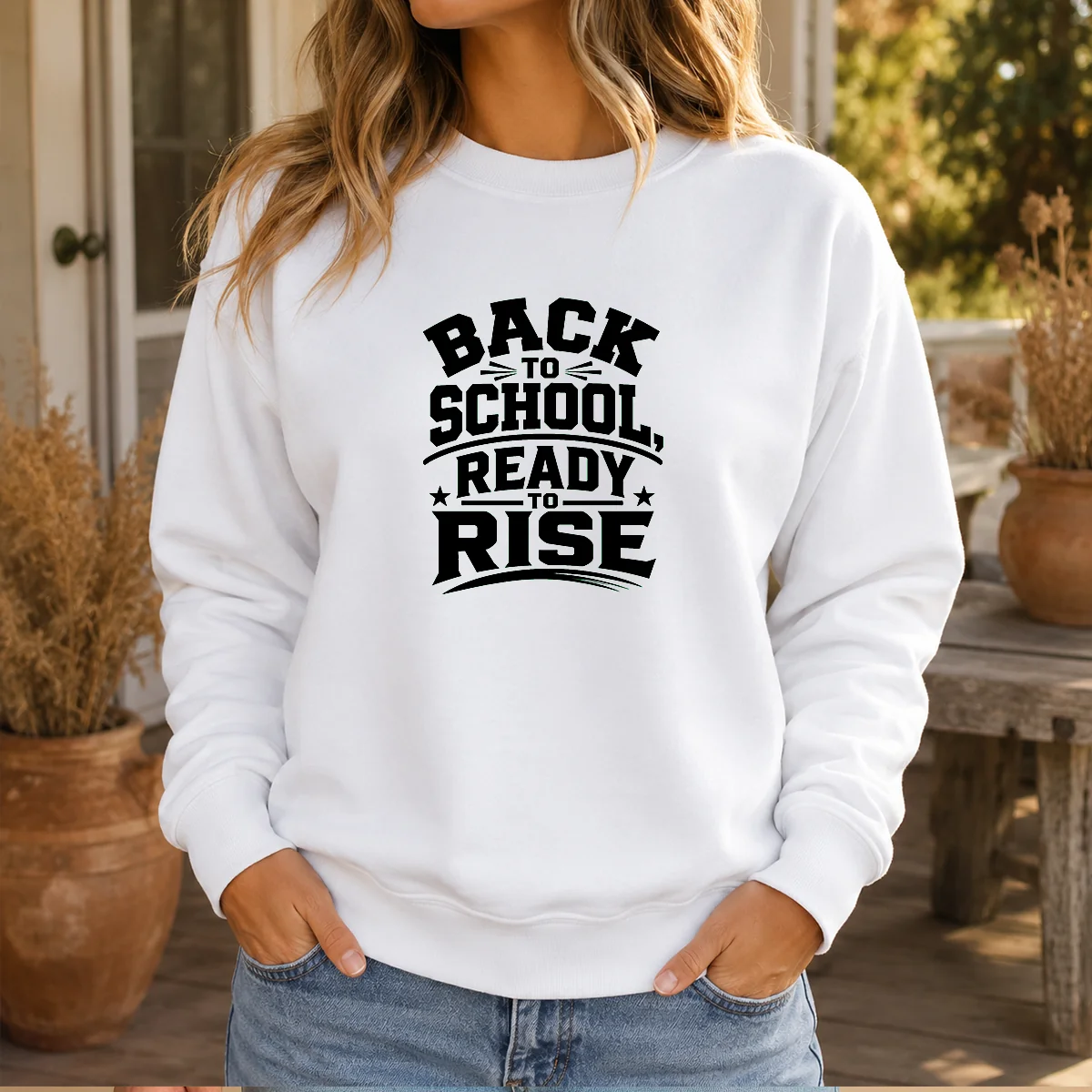 Pretty Back To School Ready To Rise Silhouette Shirt - Image 5