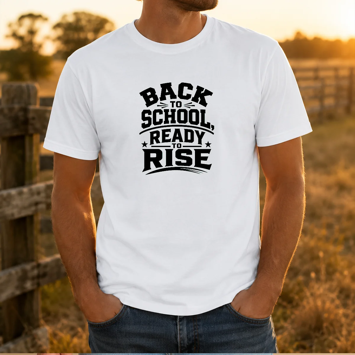 Pretty Back To School Ready To Rise Silhouette Shirt