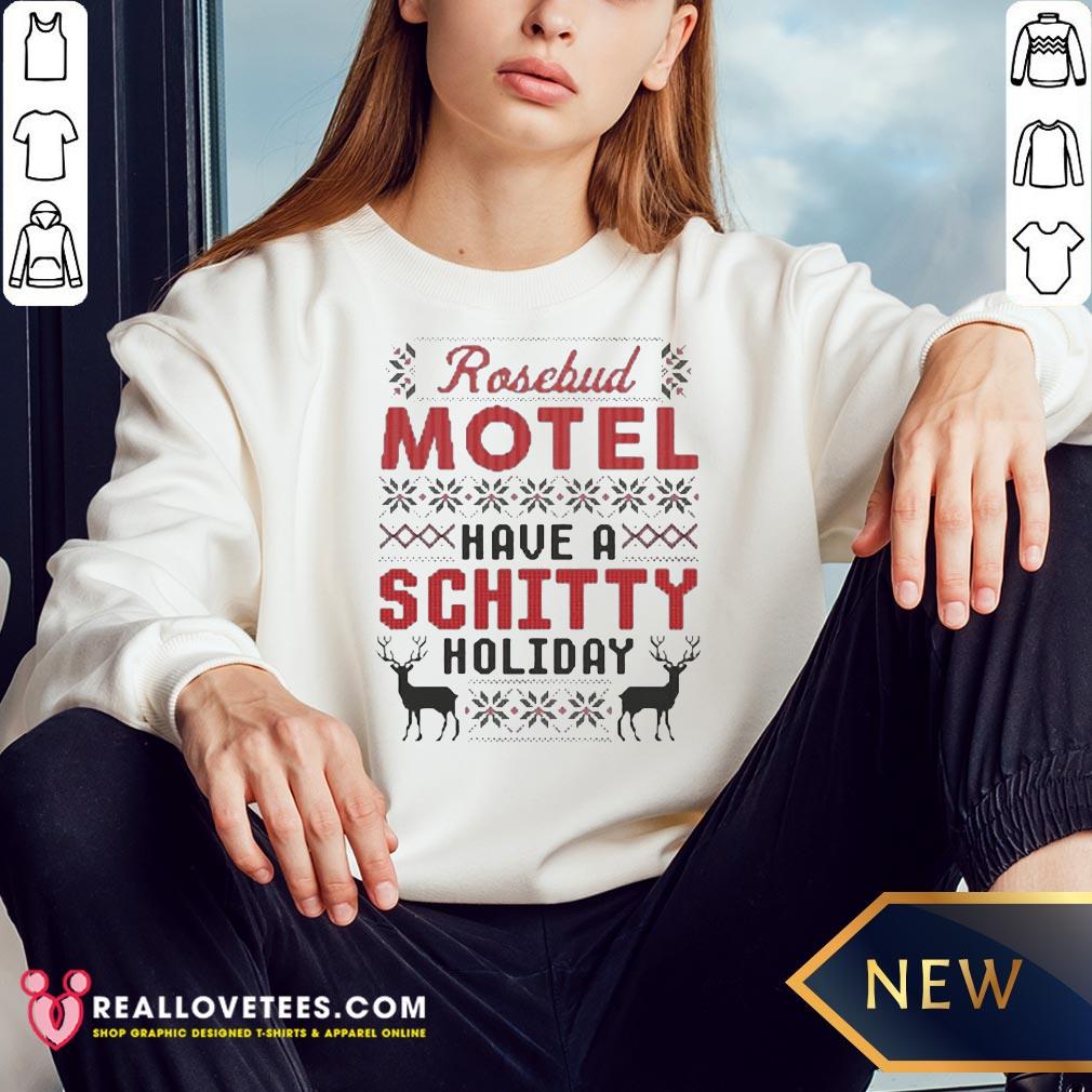 Hot Rosebud Motel Have A Schitty Holiday Ugly Shirt - Image 3
