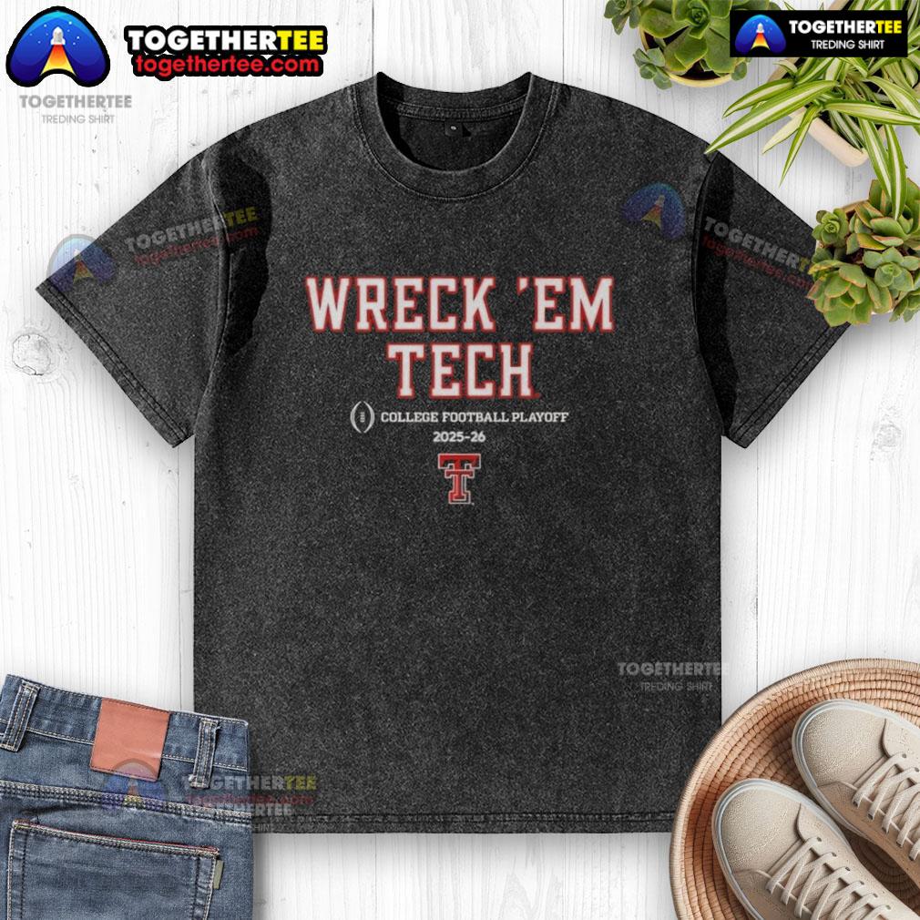Nice Texas Tech Red Raiders Football 2025 CFB Playoff Slogan T-Shirt - Image 6