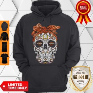 Alternative view of Nice Skull Leopard Motor Cycles Harley Davidson Shirt