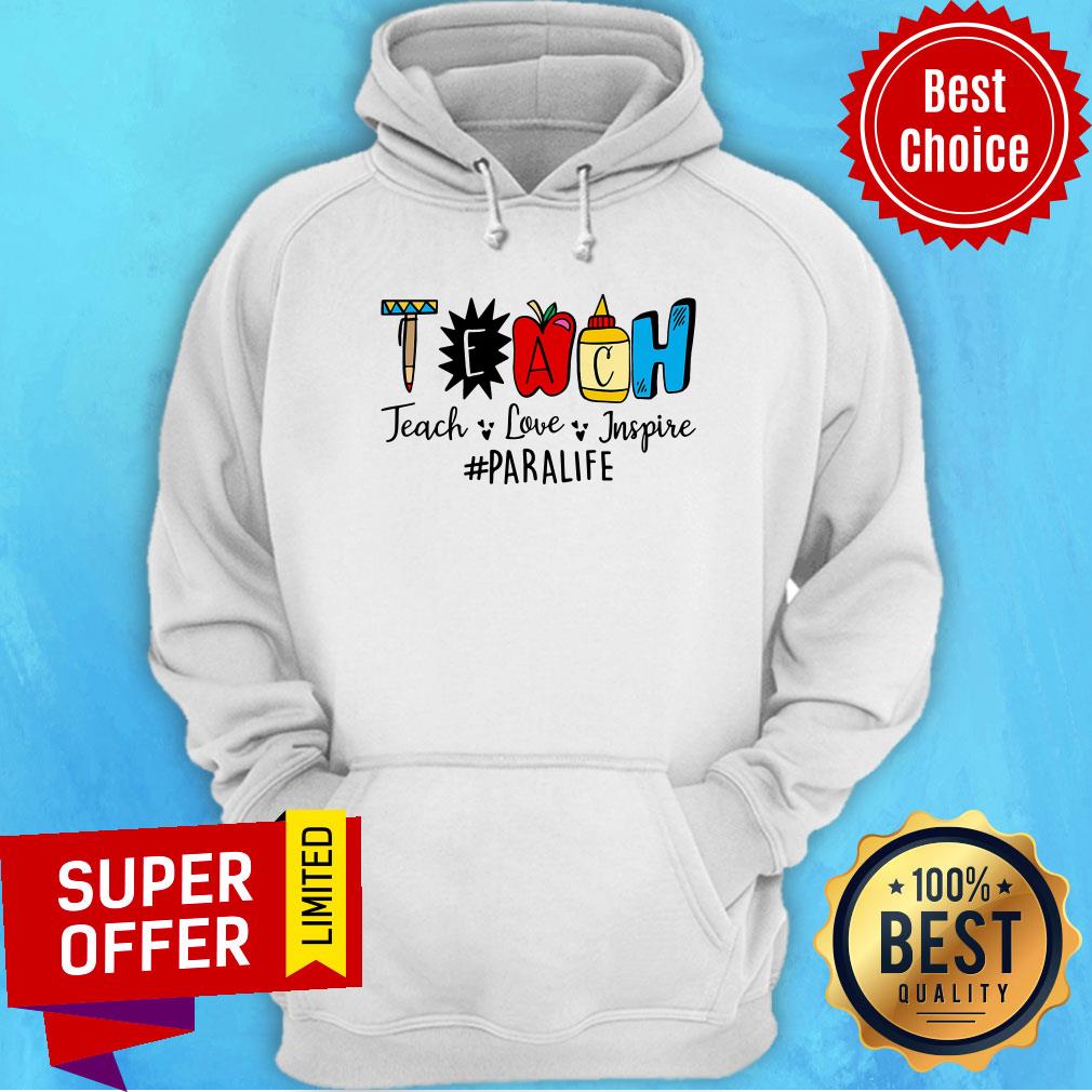 Teach Love Inspire Paralife Apple Pen Shirt - Image 2