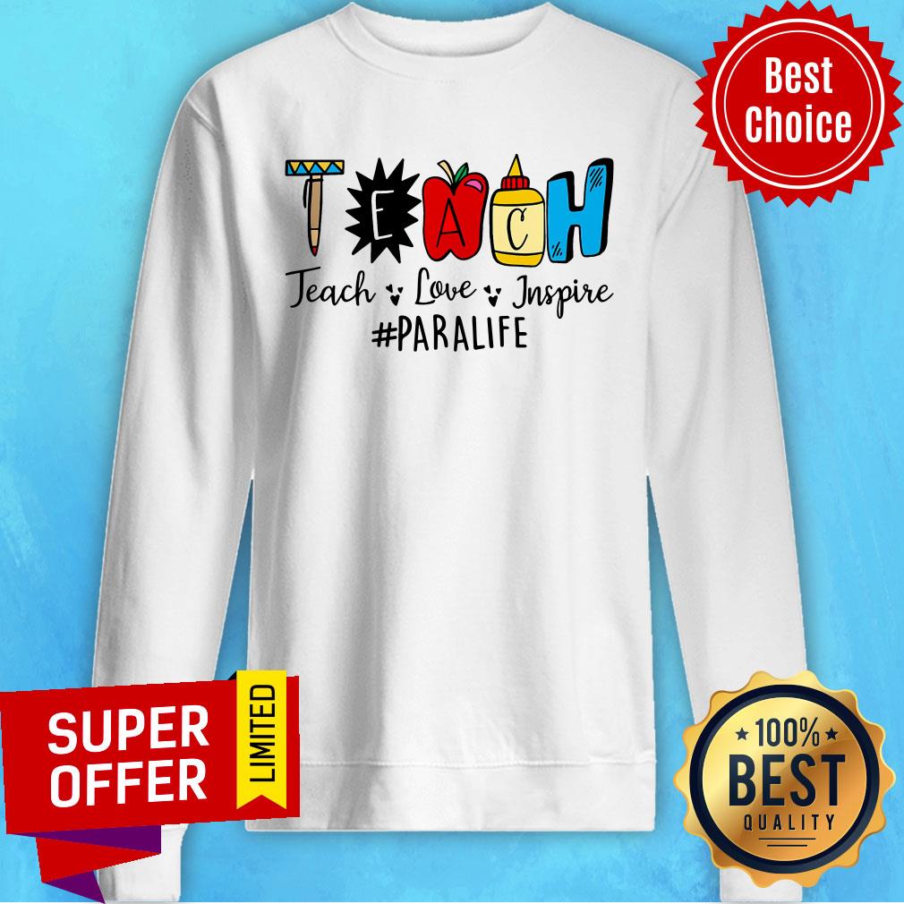 Teach Love Inspire Paralife Apple Pen Shirt - Image 4