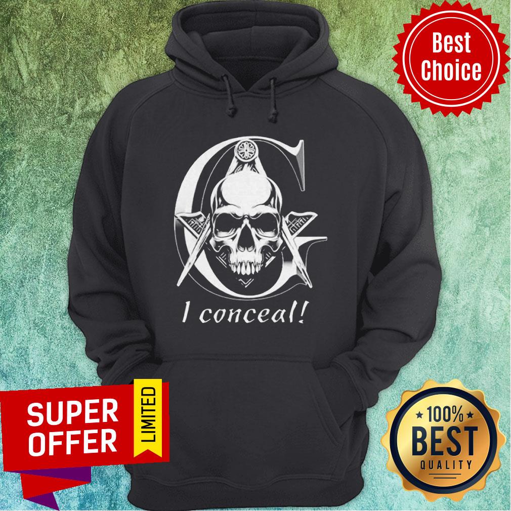 Official Scary Skull I Conceal Shirt - Image 3