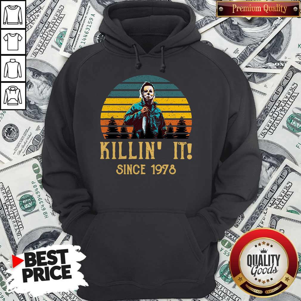 Original Michael Myers Killin’ It Since 1978 Vintage Halloween Shirt - Image 2