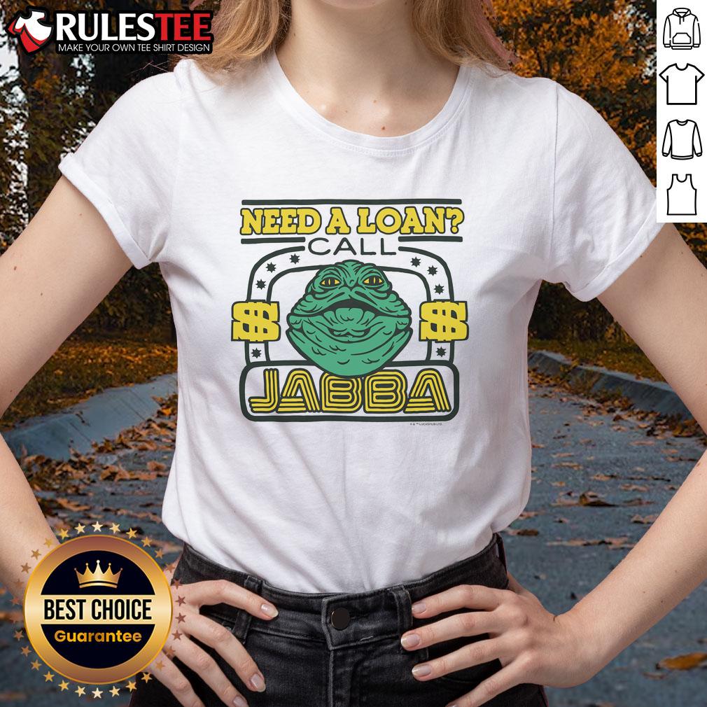 Official Star Wars Need A Loan Call Jabba T-Shirt - Image 3
