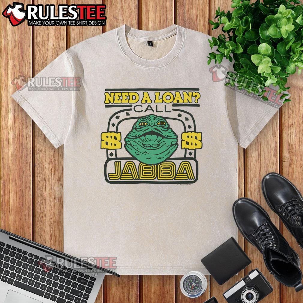 Official Star Wars Need A Loan Call Jabba T-Shirt - Image 6