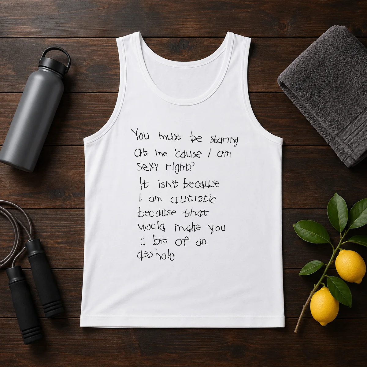 Original You Must Be Staring At Me Cause I Am Sexy Right Shirt - Image 3