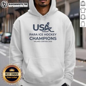 Alternative view of Pretty USA  Para Ice Hockey Champions Milano Cortina 2026 T-Shirt