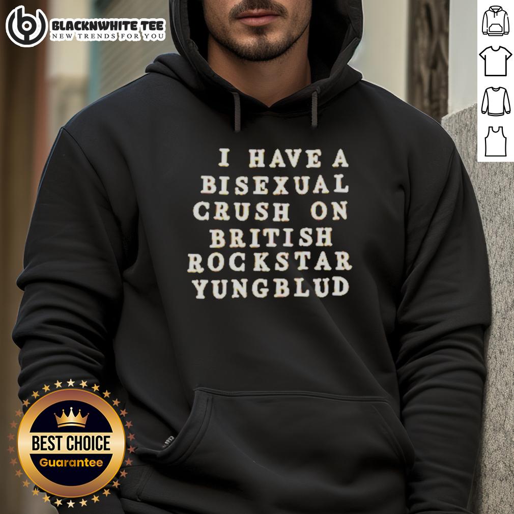 Premium I Have A Bisexual Crush On British Rockstar YUNGBLUD T-Shirt - Image 2