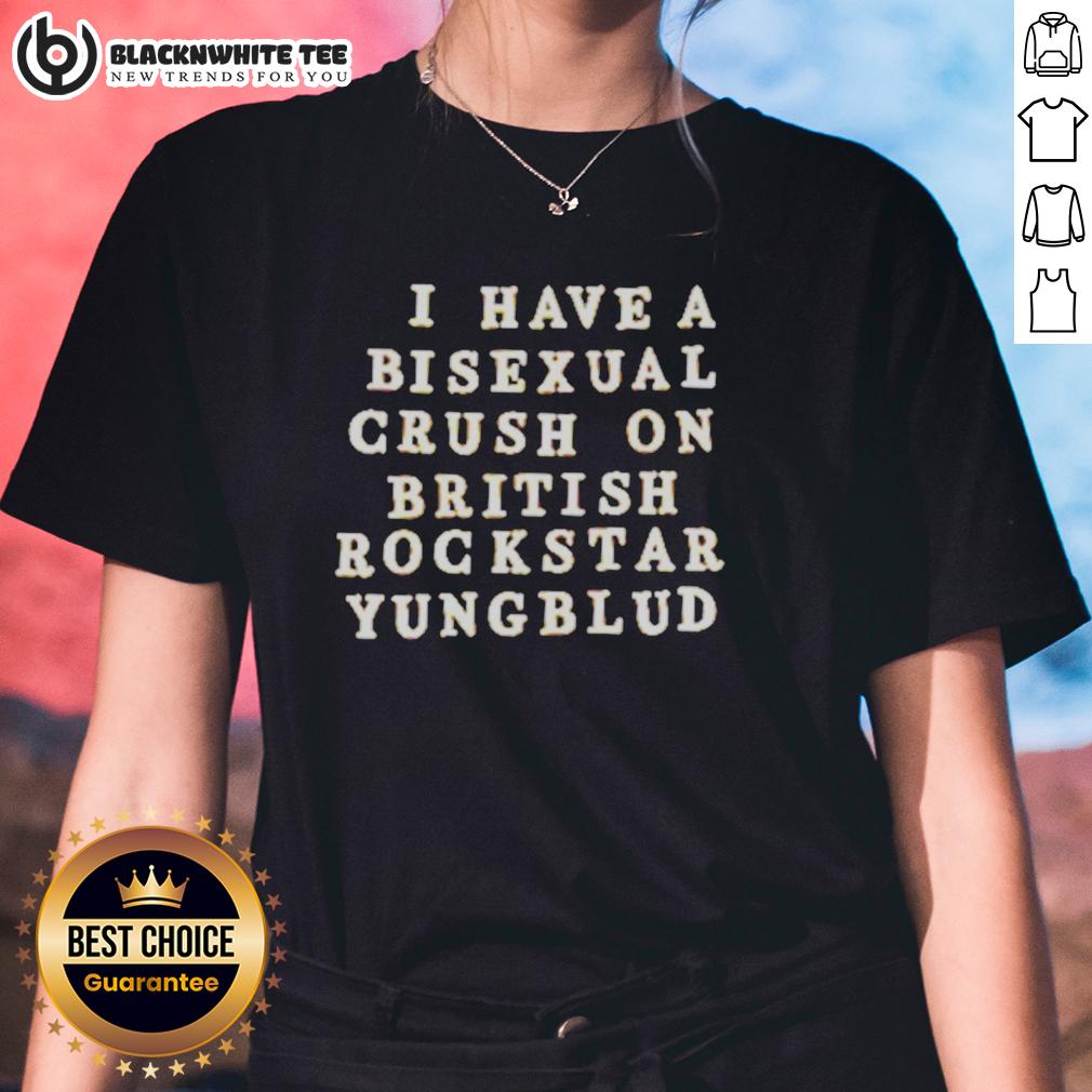 Premium I Have A Bisexual Crush On British Rockstar YUNGBLUD T-Shirt - Image 3
