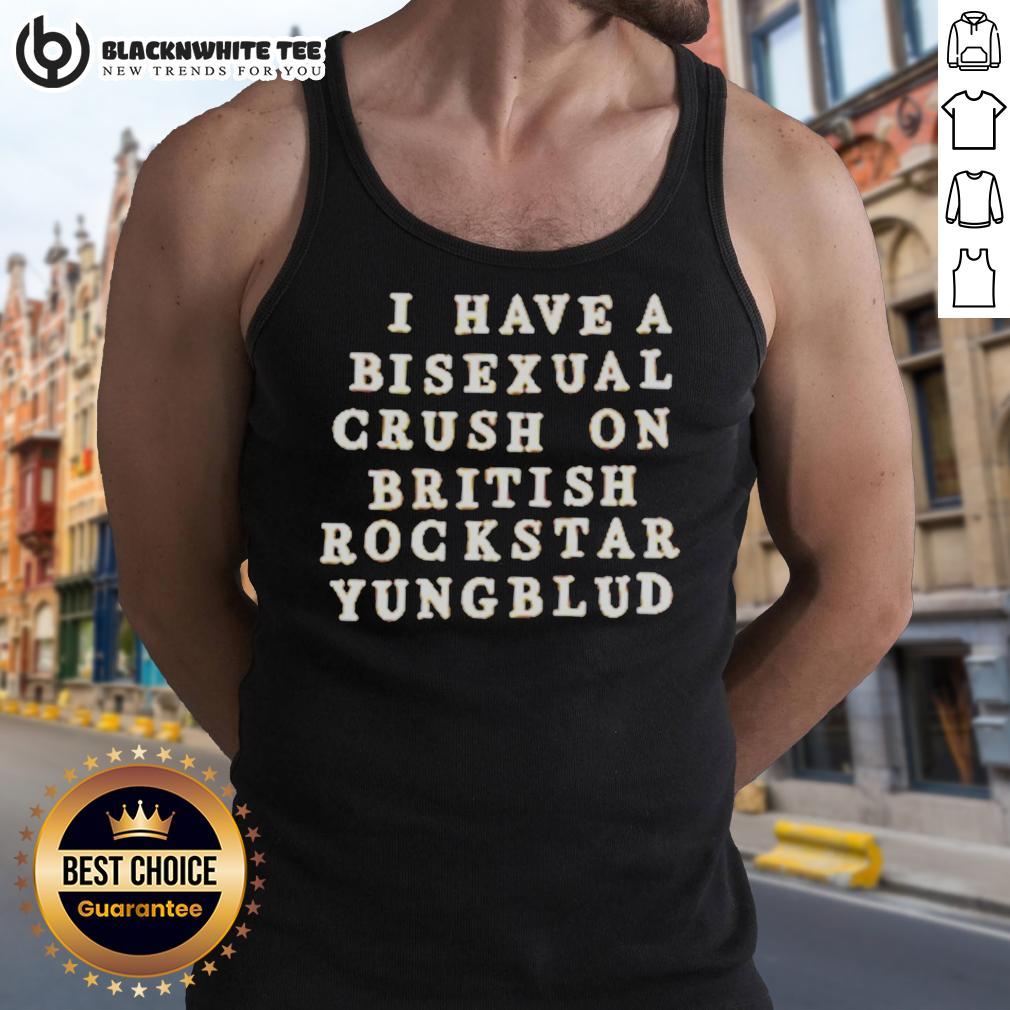Premium I Have A Bisexual Crush On British Rockstar YUNGBLUD T-Shirt - Image 4