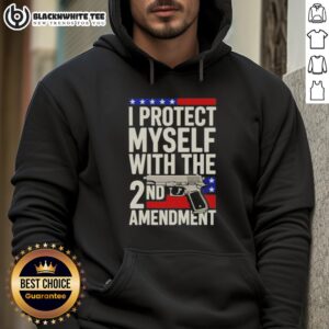 Alternative view of Premium I Protect Myself With The 2nd Amendment T-Shirt