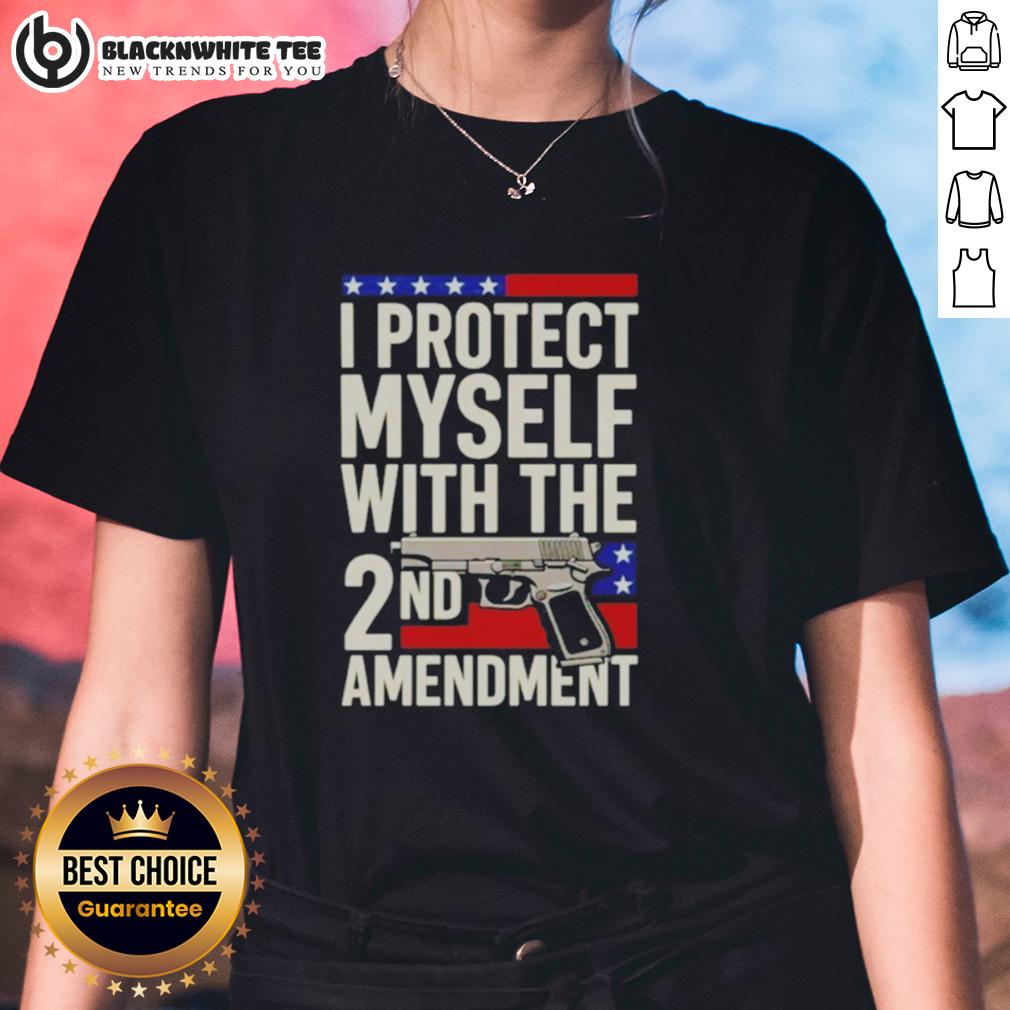 Premium I Protect Myself With The 2nd Amendment T-Shirt - Image 3