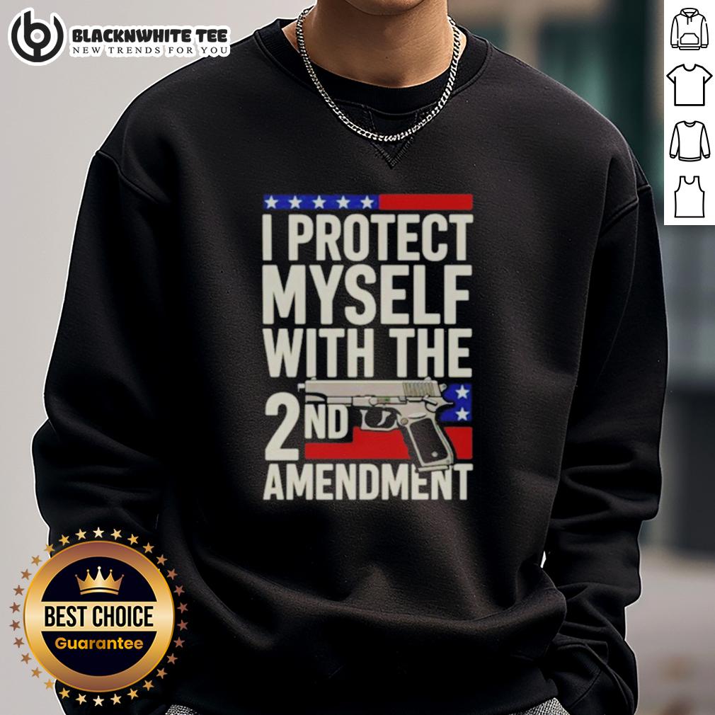 Premium I Protect Myself With The 2nd Amendment T-Shirt - Image 5