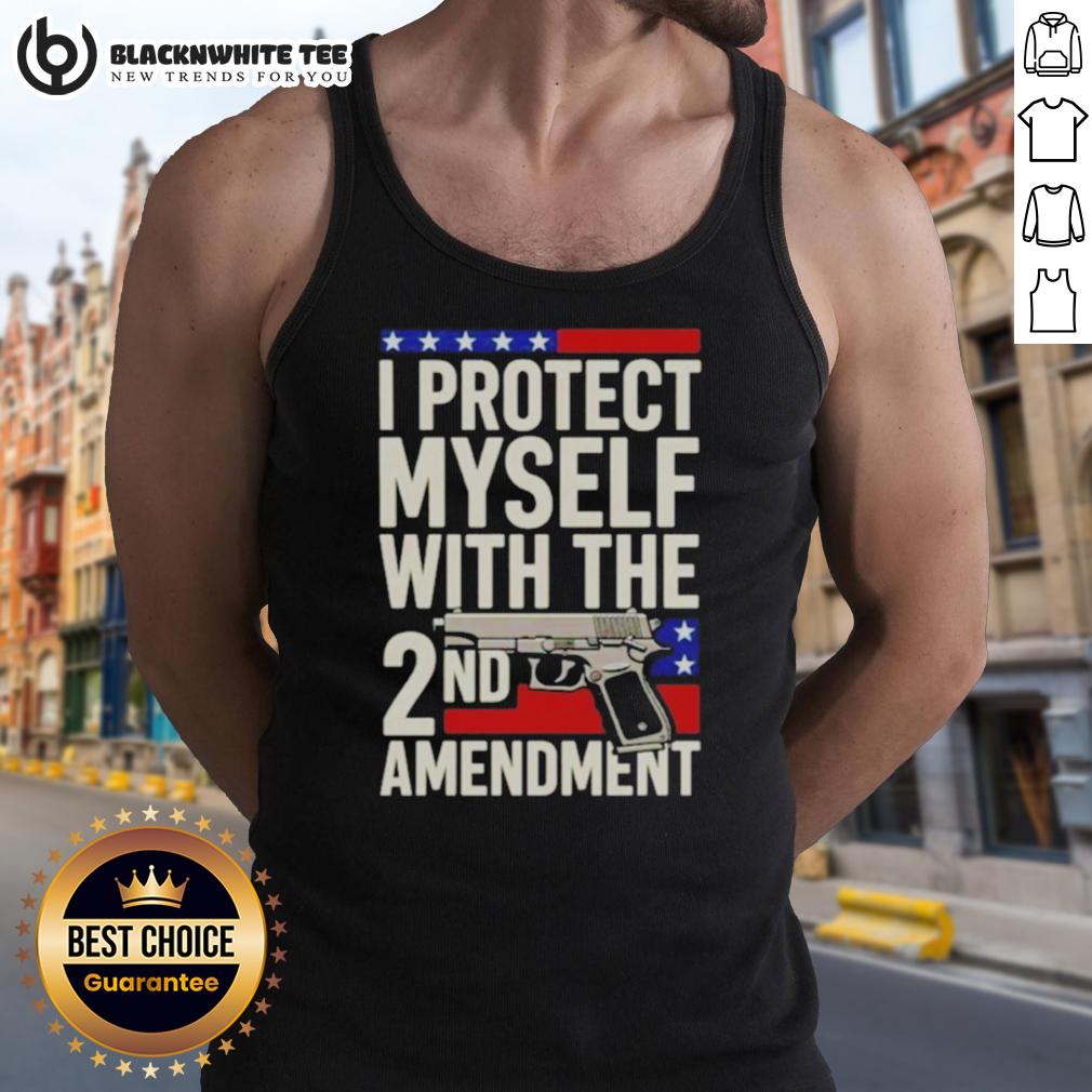 Premium I Protect Myself With The 2nd Amendment T-Shirt - Image 4