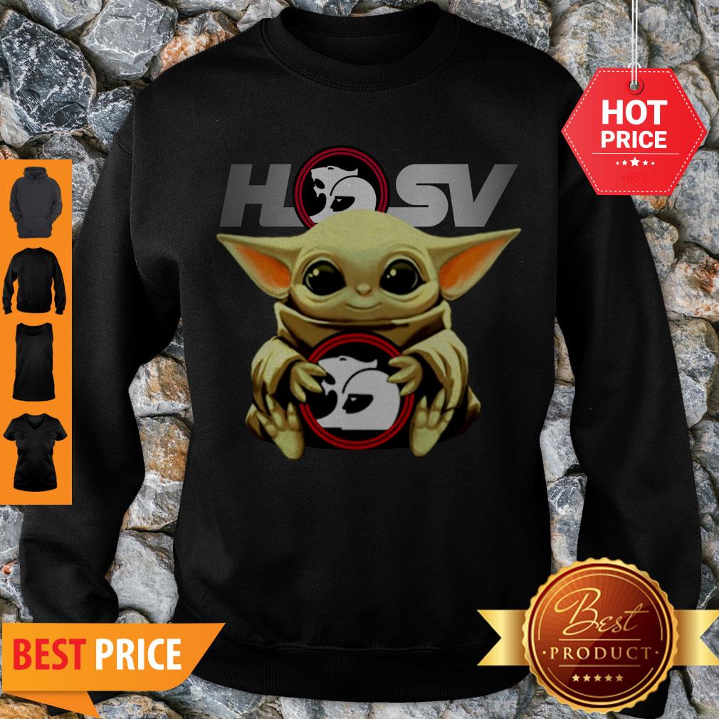 Cute Baby Yoda Hug HSV Holden Special Vehicles Star Wars Shirt - Image 3