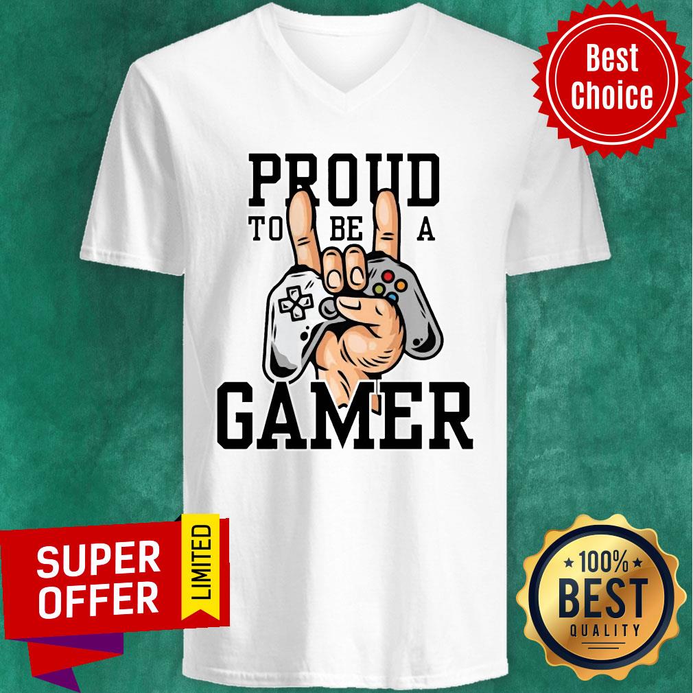 Funny Proud To Be A Gamer Shirt - Image 4