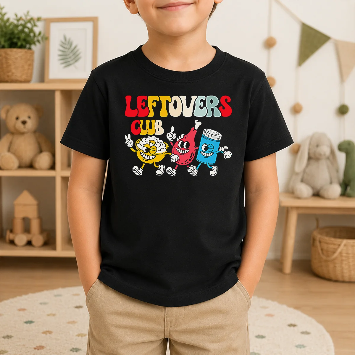 Funny Nice Leftovers Club Fun Foodie Shirt - Image 9