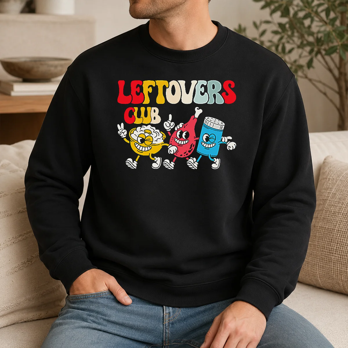 Funny Nice Leftovers Club Fun Foodie Shirt - Image 7