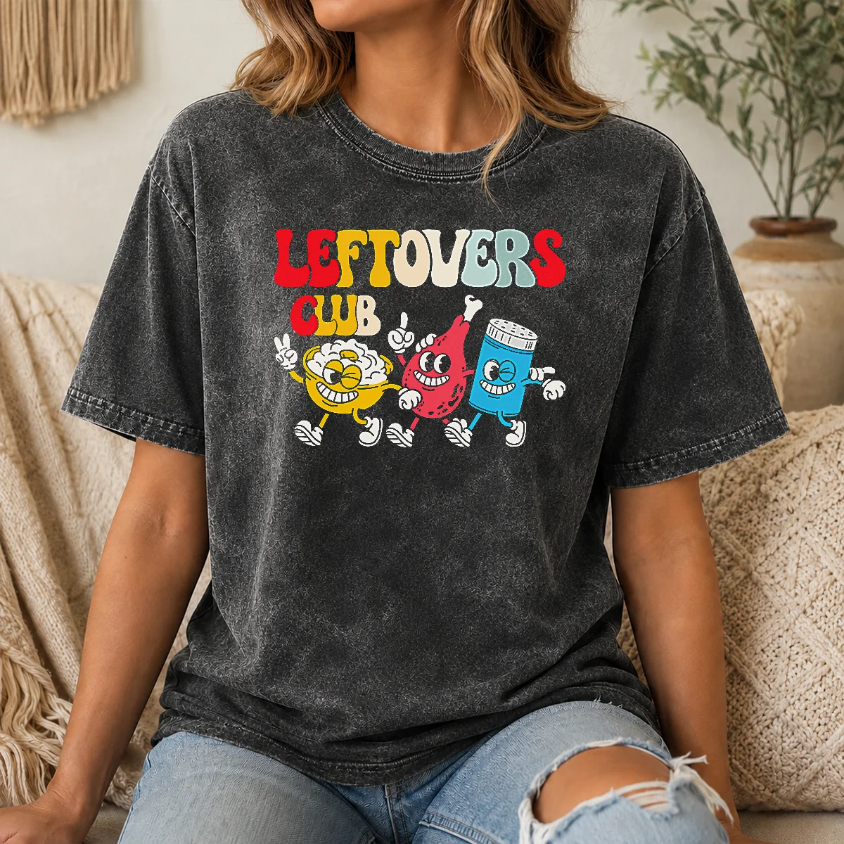 Funny Nice Leftovers Club Fun Foodie Shirt - Image 8