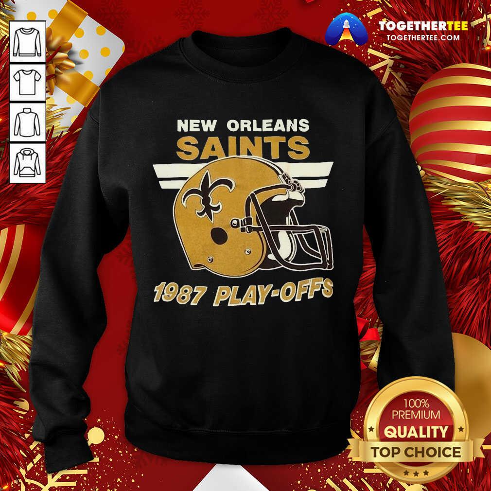 Premium 1987 New Orleans Saints Playoffs Vintage Shirt - Image 4