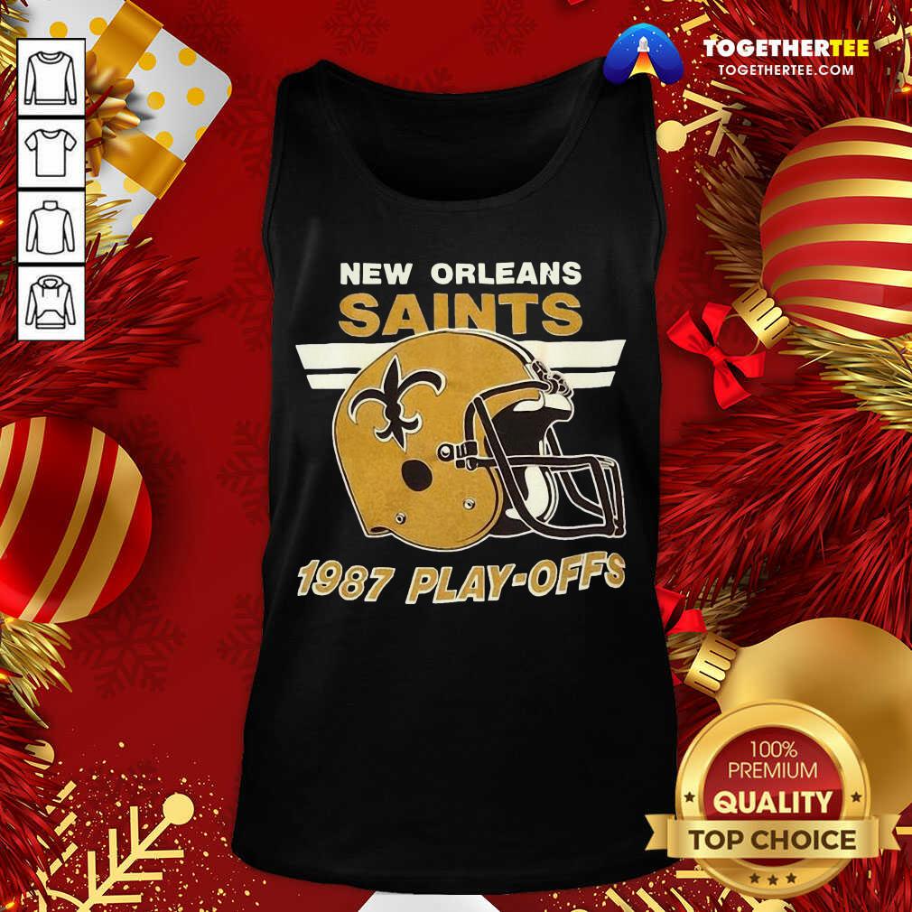 Premium 1987 New Orleans Saints Playoffs Vintage Shirt - Image 3