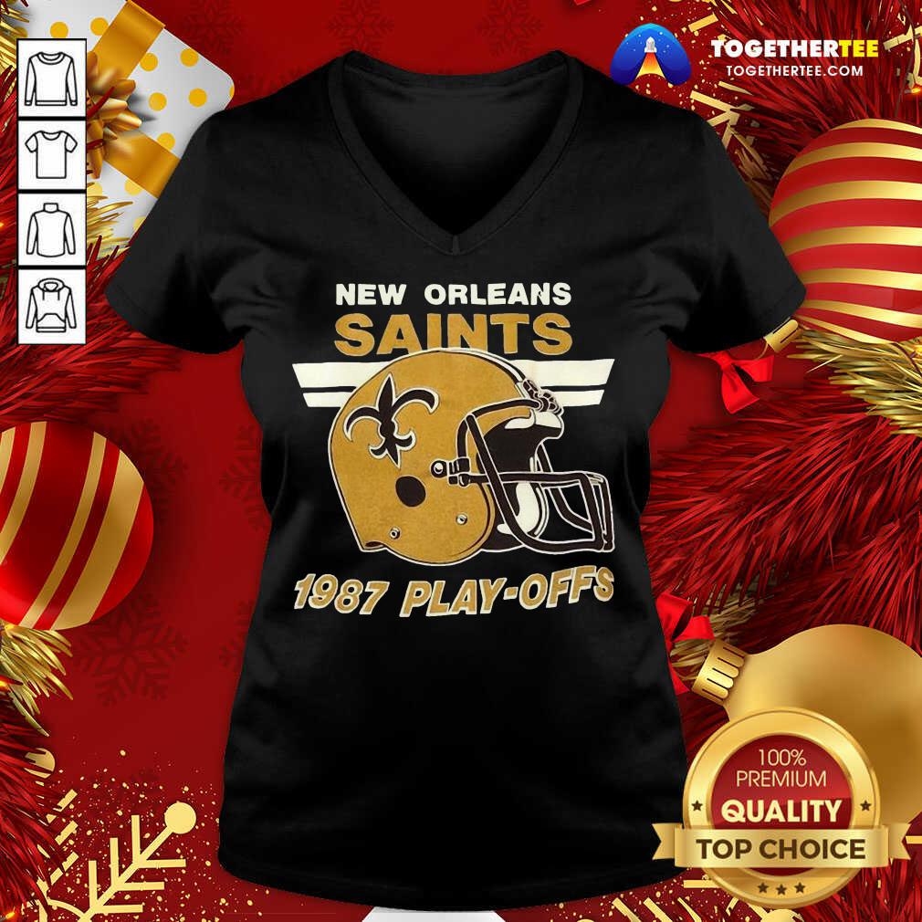 Premium 1987 New Orleans Saints Playoffs Vintage Shirt - Image 2
