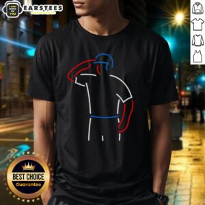 Awesome Neon Baseball Salute T-Shirt