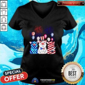 Alternative view of Pig American Patriot Shirt