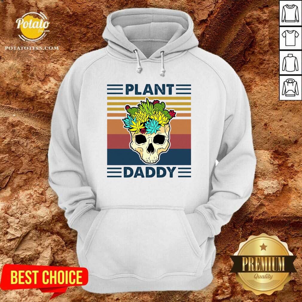 Top Skull Plant Daddy Vintage Retro Shirt - Image 5