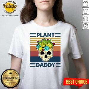 Alternative view of Top Skull Plant Daddy Vintage Retro Shirt