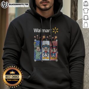 Alternative view of Awesome Walmart Mickey Mouse Statue Of Liberty Patriot Independence Day Shirt