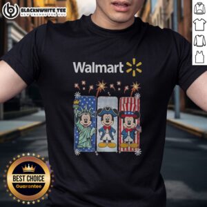 Awesome Walmart Mickey Mouse Statue Of Liberty Patriot Independence Day Shirt