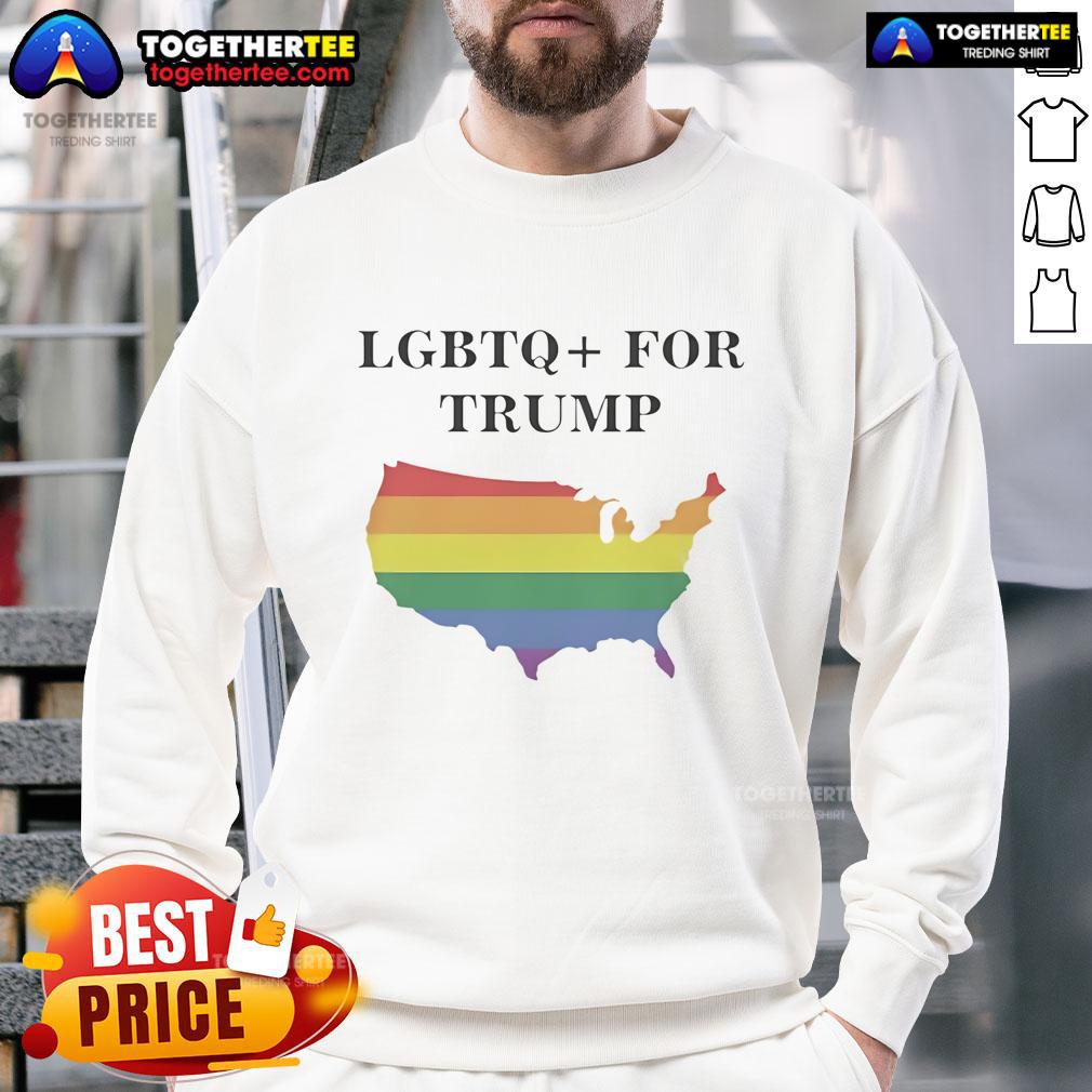 Premium LGBTQ For Trump State T-Shirt - Image 5
