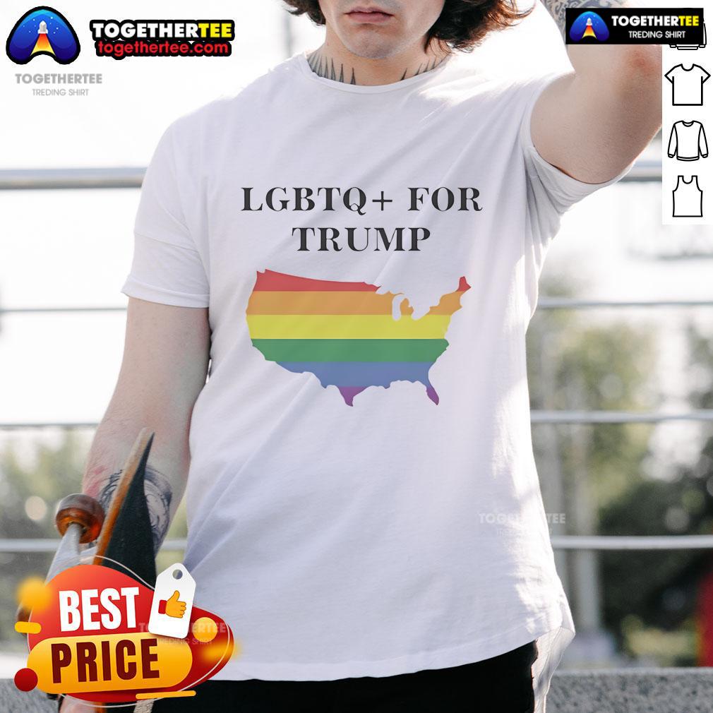 Premium LGBTQ For Trump State T-Shirt
