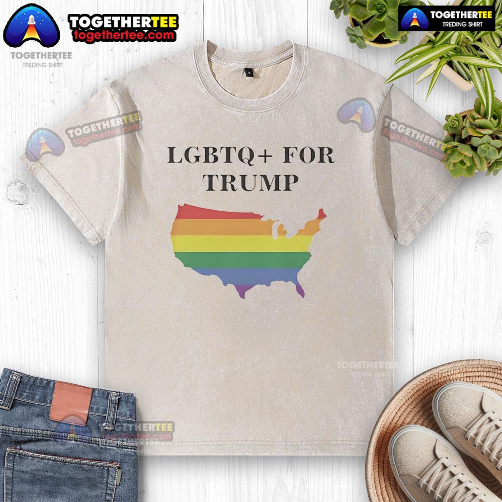 Premium LGBTQ For Trump State T-Shirt - Image 6