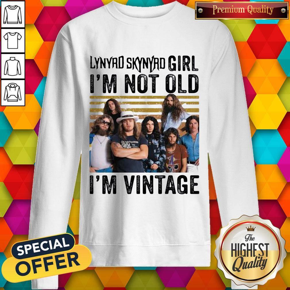 Lynyrd Skynyrd Girl I’m Not Old I’m Vintage Retro Shirt - Image 5