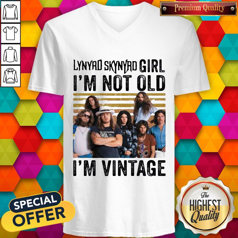 Lynyrd Skynyrd Girl I’m Not Old I’m Vintage Retro Shirt - Image 2