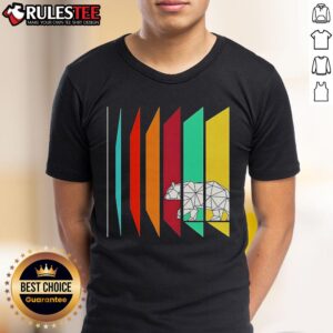 Cute Wild Geometry Bear T-Shirt