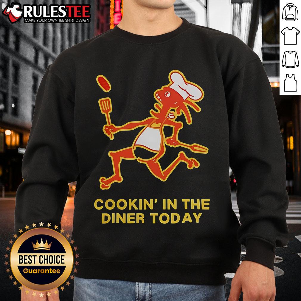 Good Cookin In The Diner Today Dancing T-Shirt - Image 5