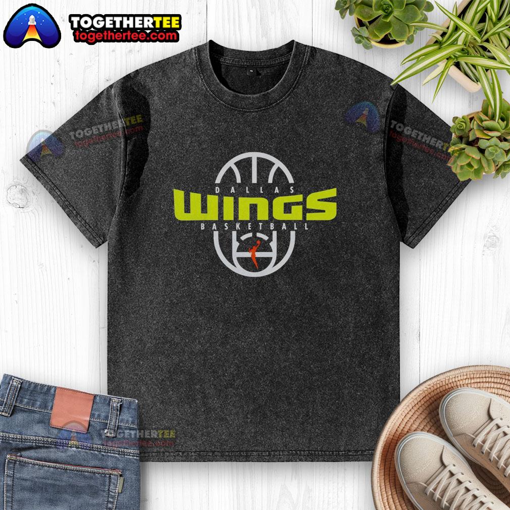Pretty Dallas Wings Basketball 2026 On-Court Authentic Practice Logo T-Shirt - Image 6